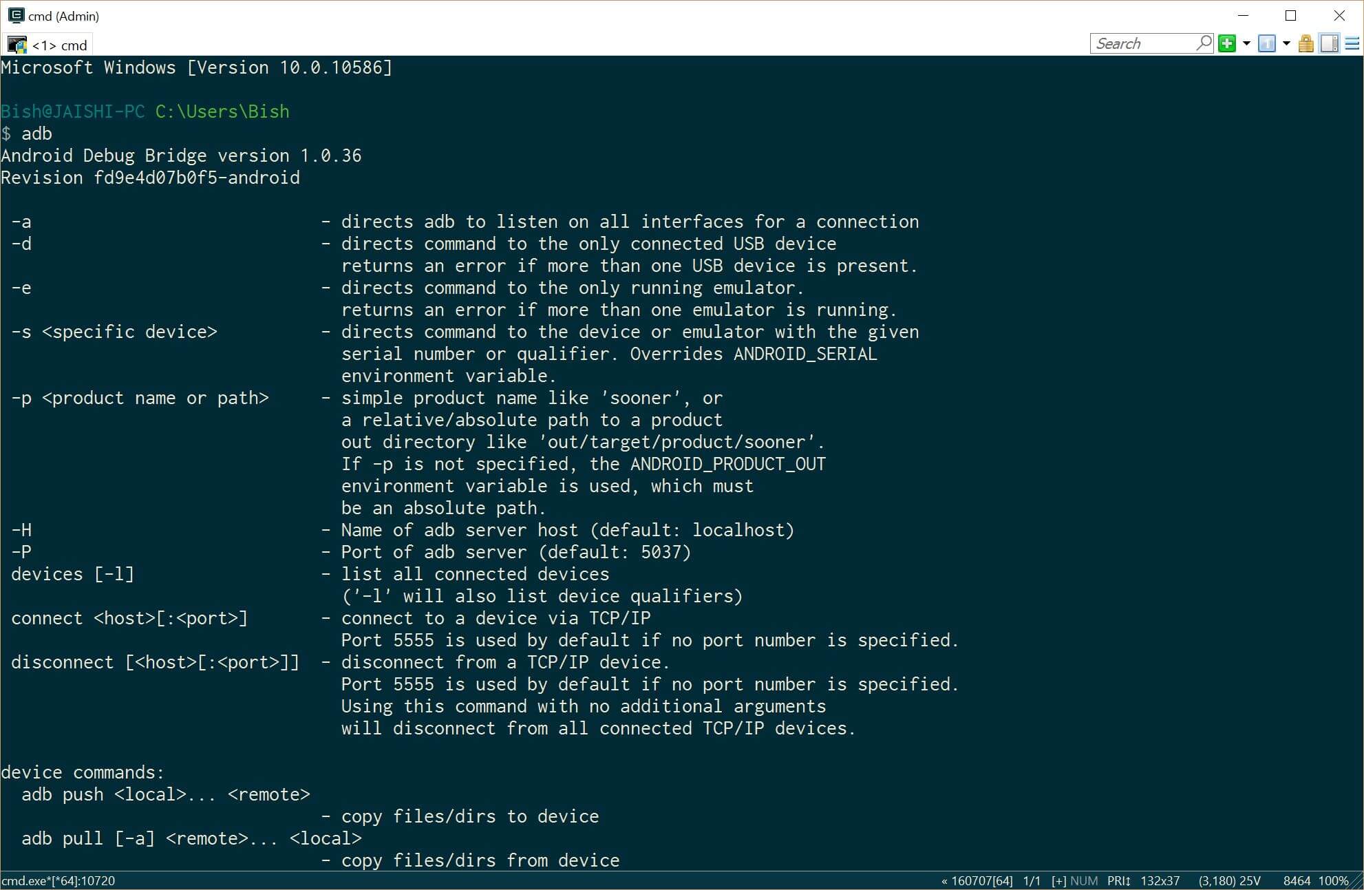 adb command