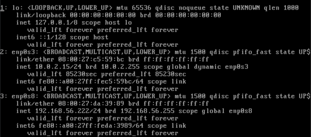 Выход Linux Сетевой интерфейс