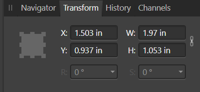 Affinity Sélection de photos Taille fixe